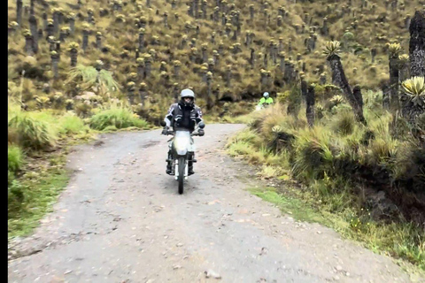 From Bogota: 4 Day - Hot Springs and Volcano Motorcycle TourEnglish