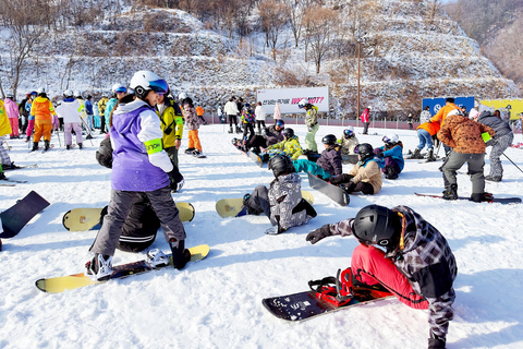 Elysian Snowboard Day Tour(Clothing+Gear+Basic Lessons+Lift) Depart From Dongdaemun History&Culture Park station Exit 11