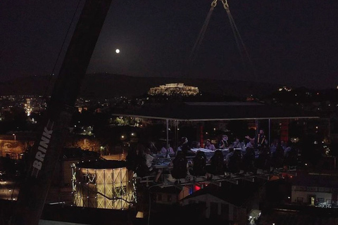 Athens: Dinner in the Sky ExperienceSunset Dinner