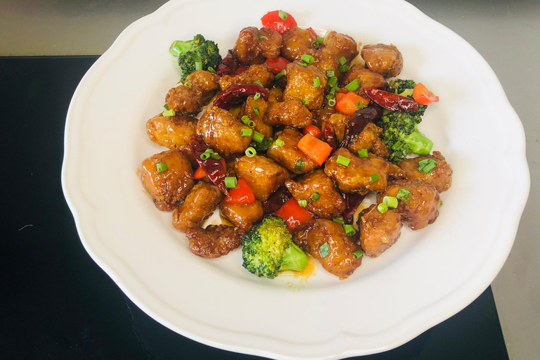 Online Cooking Class Orange Chicken by Chef Sunflower Li Private Group