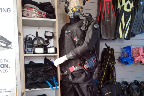 Santorini: Guided Diving Tour Dive from the beach For Beginners