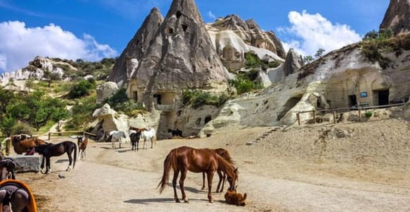 Göreme: Private Camel and Horse Rides with Pottery & Lunch