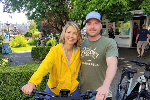 维多利亚市精华自行车之旅 - 城堡帽与传奇维多利亚踏板或电动自行车之旅 - 城堡风帽和传奇