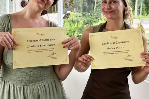 Ubud: Kakaoplantage erkunden, Schokolade herstellen und verkostenErkunden, Herstellen und Verkosten von Schokolade (Treffpunkt vor Ort)