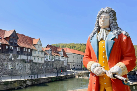 Drie-rivieren stad Hann. Münden: Rondleiding door Lindenau met humor en kennis van zaken.