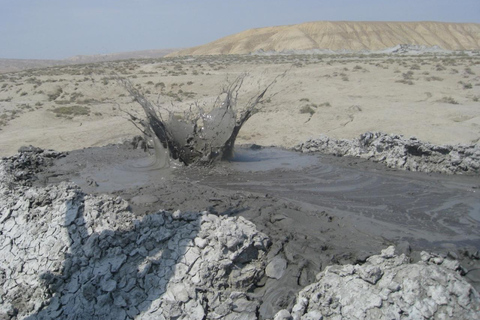 Baku-Gobustan-Absheron-Mud vulkaner-brandtempel