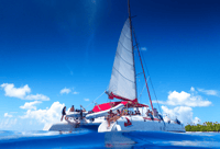 Isola di Tetiaroa con catamarano a vela - da Tahiti - Hizvo