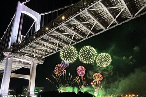 Tokyo:Adachi/Sumida Fireworks Exclusive Cruise & Show & Meal 【Sina Boat No 2】Adachi River Fireworks Cruise:Show&Sukiyaki