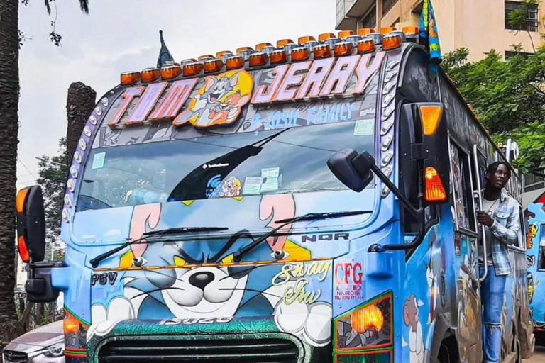 Nairobi: Matatu Culture Tour with Music, Art & Street Vibes Nairobi moving art with music.