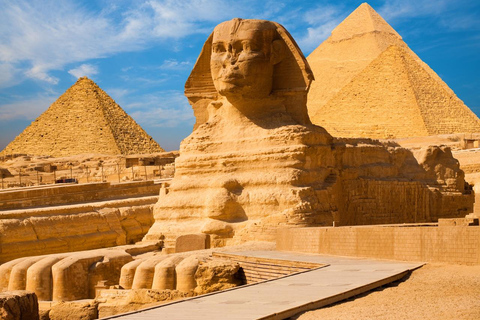 Hurghada: Full-Day Trip to Cairo by Plane Option 3 - Giza Pyramids Tour with Optional Museum Visit