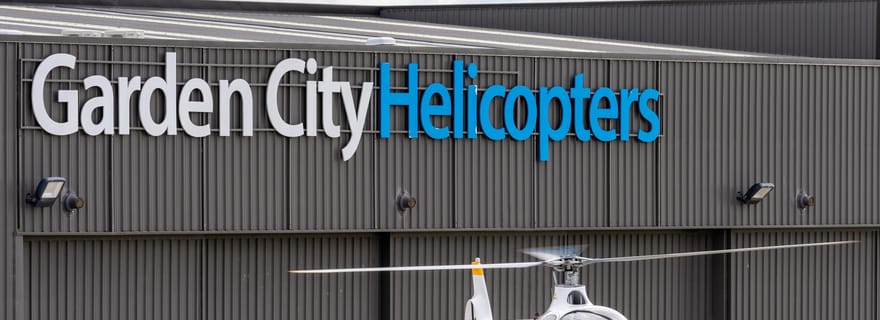 Christchurch : Vol d'essai en hélicoptère