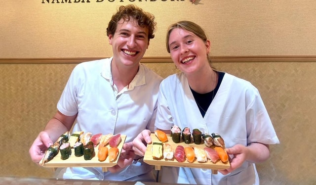 Osaka: Sushi Making in Spacious Studio (SAME-DAY OK!)
