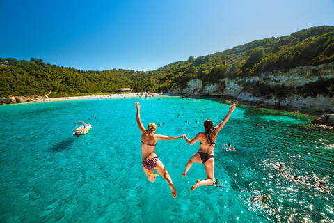 Corfu: Paxos and Antipaxos Cruise with Highspeed Catamaran From Benitses Port to Gaios Village (with transfer)