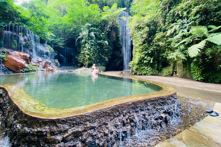 Een dagtocht: Waterval, Tempel eindigen bij CretyaCretya Ubud en waterval tour : TICKETS INBEGREPEN