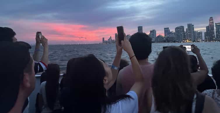 Miami Evening Boat Past Millionaire Homes on Water Taxi