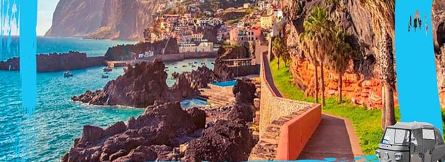Cabo-Girão Skywalk + visite en tuk-tuk de Câmara de Lobos par MadTuk