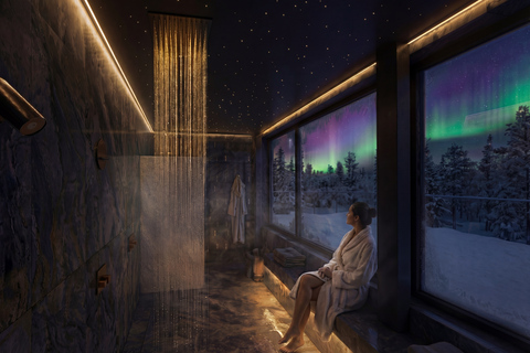 Rovaniemi: Arctic Spa with Lapland’s Only Infinity Pool Rovaniemi: Culta Arctic Spa Experience in SkyView Igloos