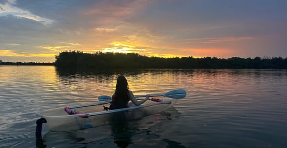 Orlando: Kajak- oder Paddelboard-Tour bei Sonnenuntergang im Paradies