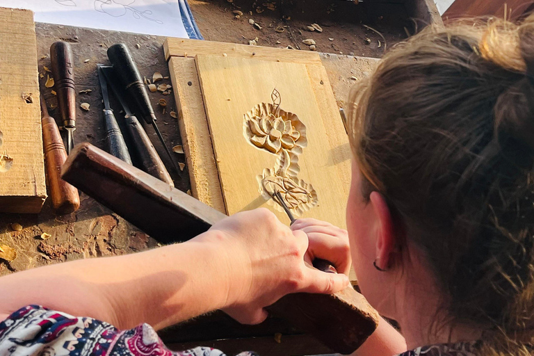 Hoi An: Corso di scultura del legno di 3 ore con un artista locale