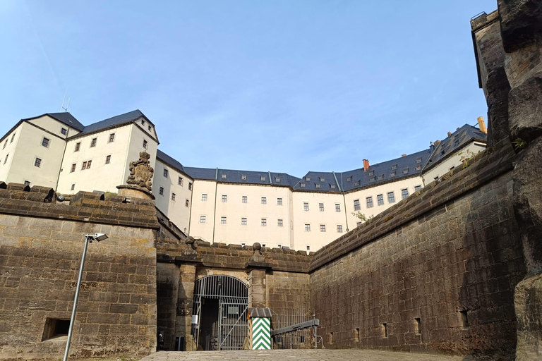 From Dresden: Table mountains Lilienstein & Königstein tour