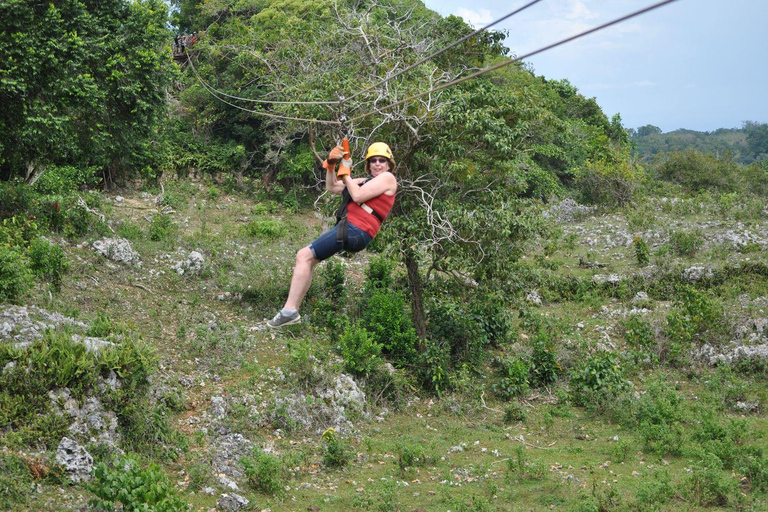 Puerto Plata: Desafío AdrenTrip &quot;Agua y Aire&quot; con Cascadas y Zipline