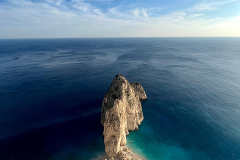 Zante : Excursion romantique au coucher du soleil à Mizithres et à la grotte d'Agalas