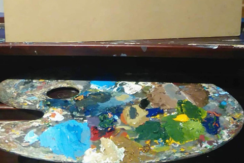 Paint with an artist in a Bariloche workshop