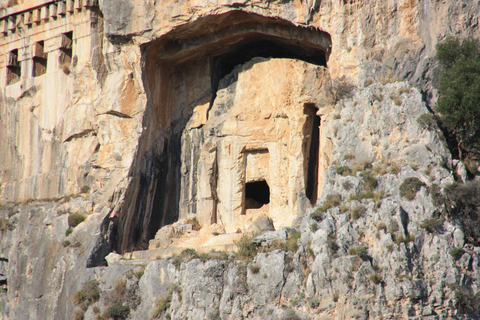 From Marmaris: Turtle Beach & Mud Bath By Boat Marmaris Dalyan Boat Tour w/Tutle Beach and Mud Bath