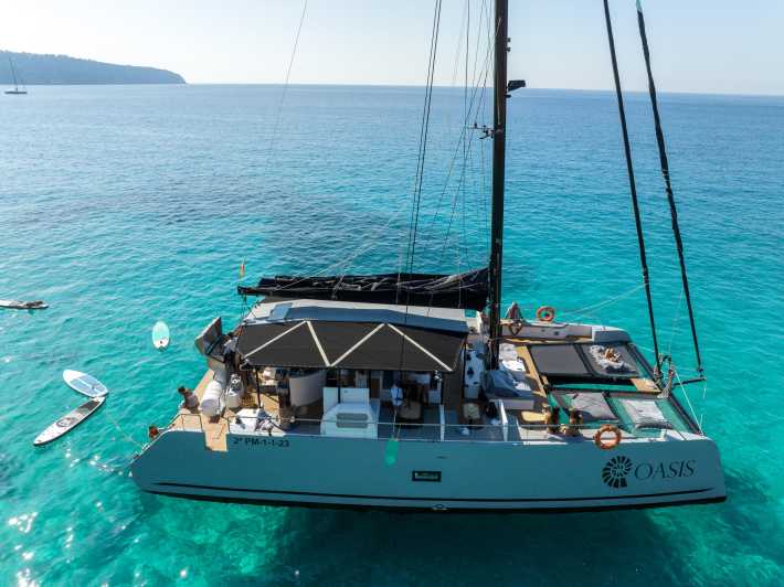 Palma : Croisière en catamaran à Cueva Verde et Cala Vella avec barbecue