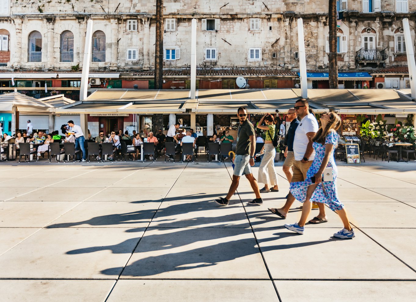 Split: Byvandring i den gamle bydel og Diocletian-paladset