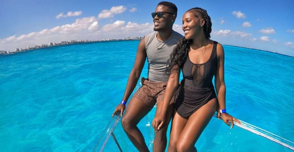 Cancun: Nichupté Reserve Glass-Bottom Boat Tour & Beers