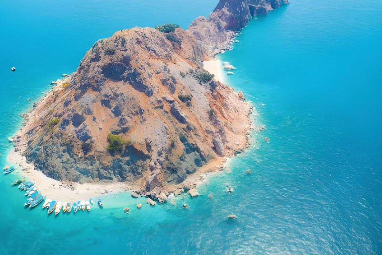 Antalya: Suluada Island Boat Trip with Lunch & Swim Stops From Antalya Hotels : Lunch & Transfer