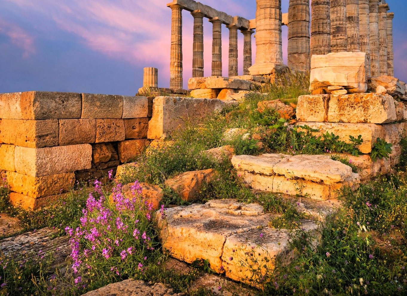 Athens riviera: Dagstur til Poseidon-templet og Vouliagmeni-søen