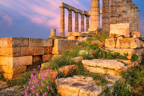 Riviera di Atene: Tour di un giorno del Tempio di Poseidone e del Lago di VouliagmeniRiviera di Atene: Tour di un giorno del Tempio di Poseidone e del lago di Vouliagmeni