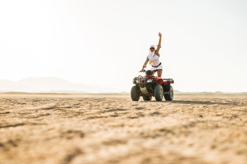 Au départ d'Agadir ou de Taghazout : Excursion dans les dunes en quad ATV et Safari à vélo