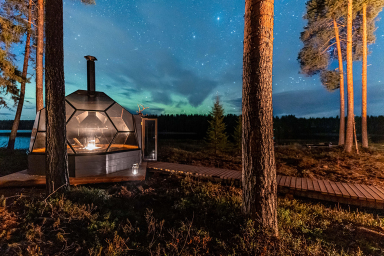 Rovaniemi Glass Igloo Dinner and Scooter ride PRIVATE