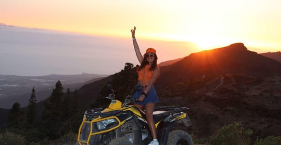 Mount Teide quad biking for sunset or in the morning