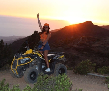 Quad på Teide ved solnedgang KUN DOBBELT QUAD