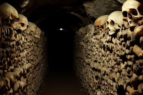 Paris: Catacombs Entry Ticket, Audio Guide, and River Cruise Catacombs Entry and Audio Guide with Cruise