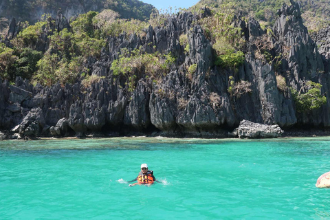 El Nido: Excursión por las islas A con almuerzo, traslado y EDTFEL NIDO TOUR A- TODAS LAS ENTRADAS-SIN CARGOS OCULTOS