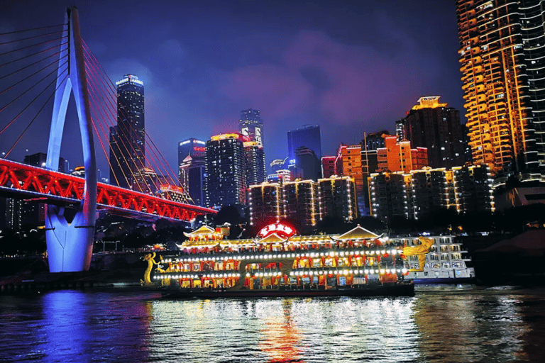 Chongqing: Two Rivers Night Cruise- Yangtze & Jialing Rivers