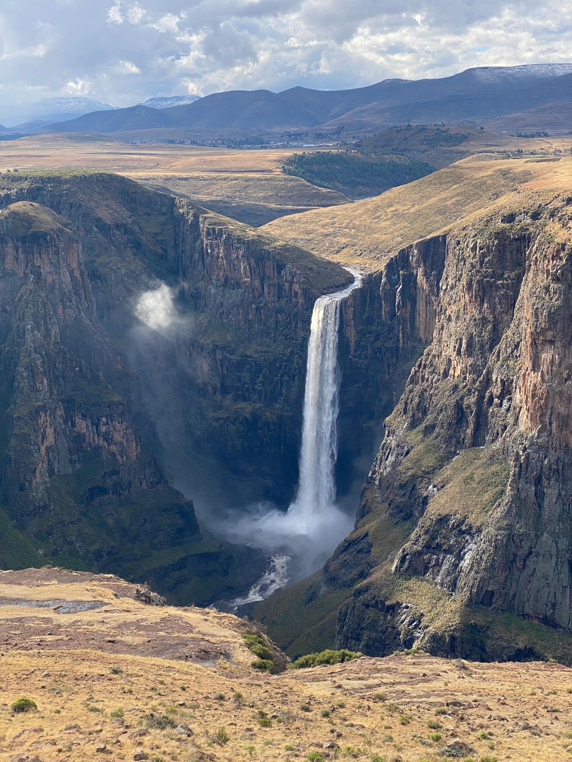 Ab Maseru: Tagestour zu den Semonkong- & Maletsunyane-Wasserfällen