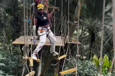 From Accra: Aburi Botanical Gardens and Zipline Day Trip Akuapem August Adventure