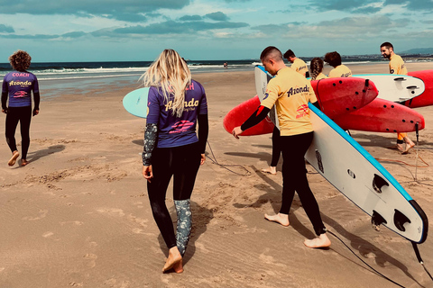 Exclusive surf lesson at Caparica