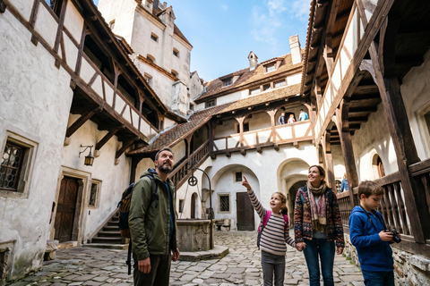 3 Transylvanian Castles: Wednesday, Peles & Dracula + Brașov COACH TOUR Audio guides in 24 languages