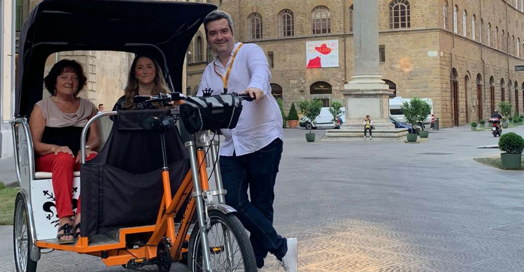 Florence: Private Transport by Rickshaw