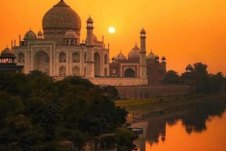 Día completo privado en Agra con vistas al atardecerTodo incluido Local de Agra con vistas a la puesta de sol