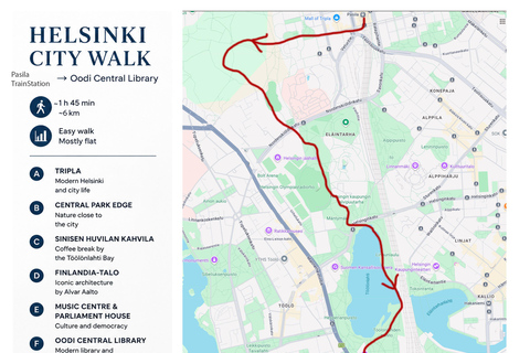 Helsinki: Central Park & City Highlights Walking Tour