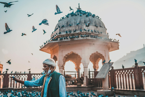 Private Full-Day Jaipur City Tour with Hotel Pick-Up & Drop Only Guide Service - No Car, No Driver