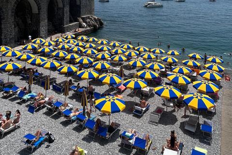 From Positano: Amalfi Coast Tour with Boat Excursion